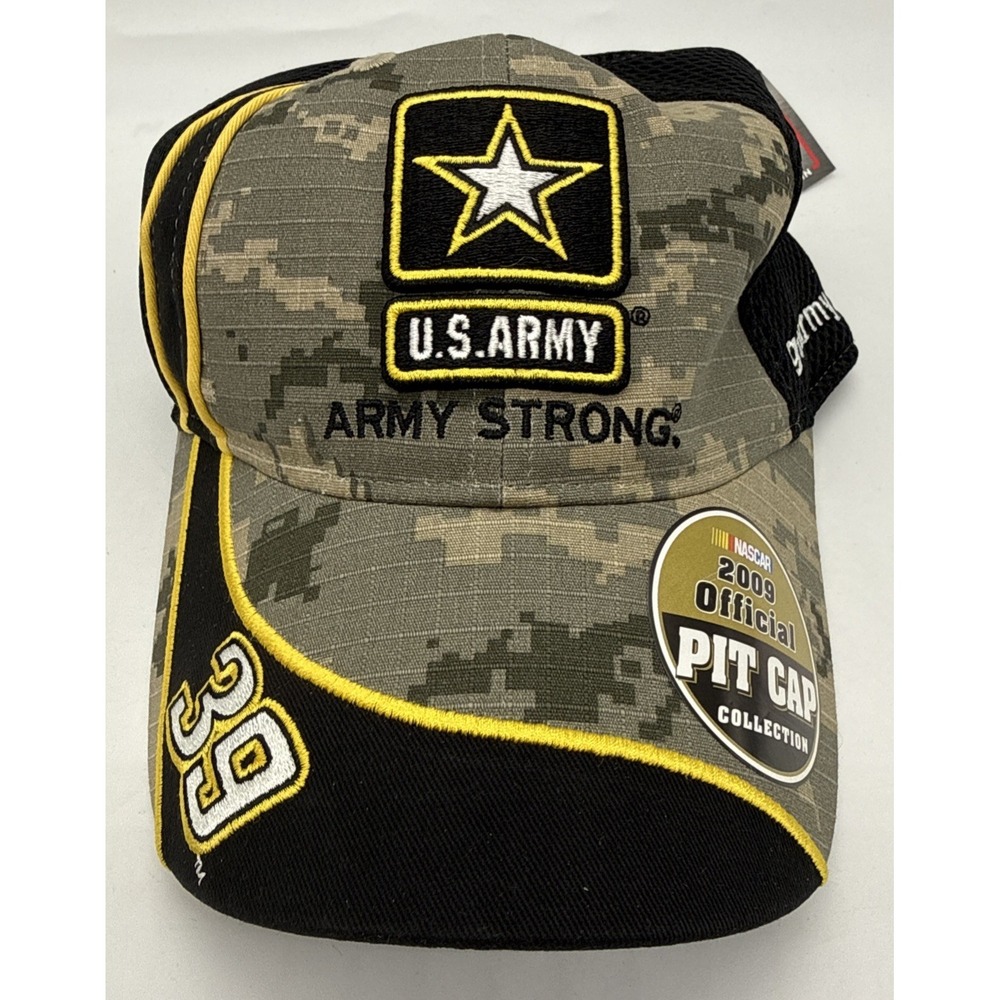 Ryan Newman NASCAR US Army Racing Licensed Hat Black Embroidered NWT NEW 2009